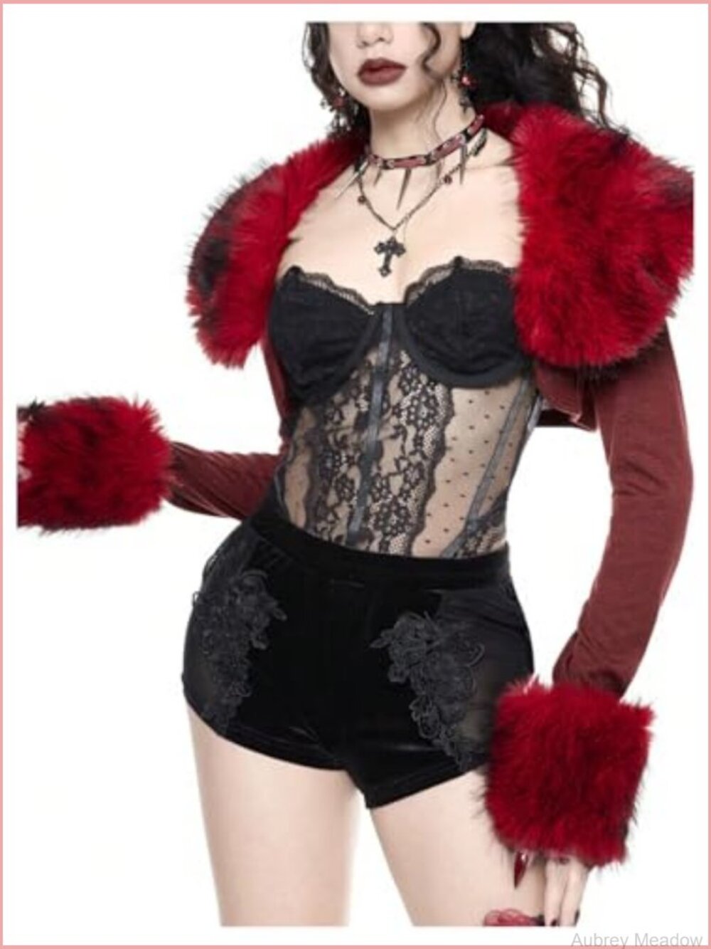 Fuzzy Shrug Cardigan Sweater Long Sleeve Open Front Knit Cropped Outerwear XS - Picture 4 of 6